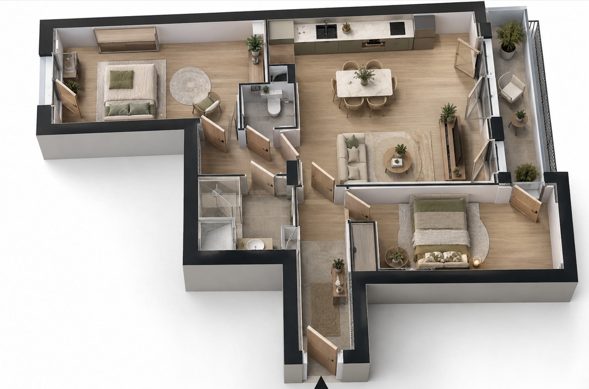 Appartement à vendre à Champigny sur marne, 65,5 m², 3 pièces – photo 2 sur 2